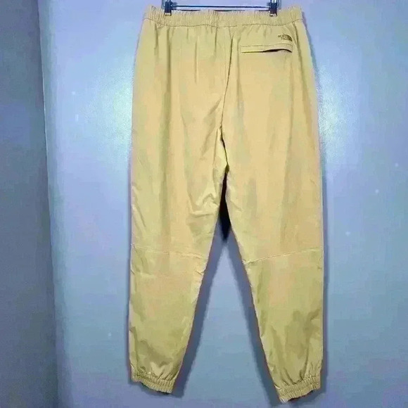 NORTH FACE Pants Tan Beige Khaki Hiking Joggers High Waist Relaxed Women Large - Picture 8 of 11
